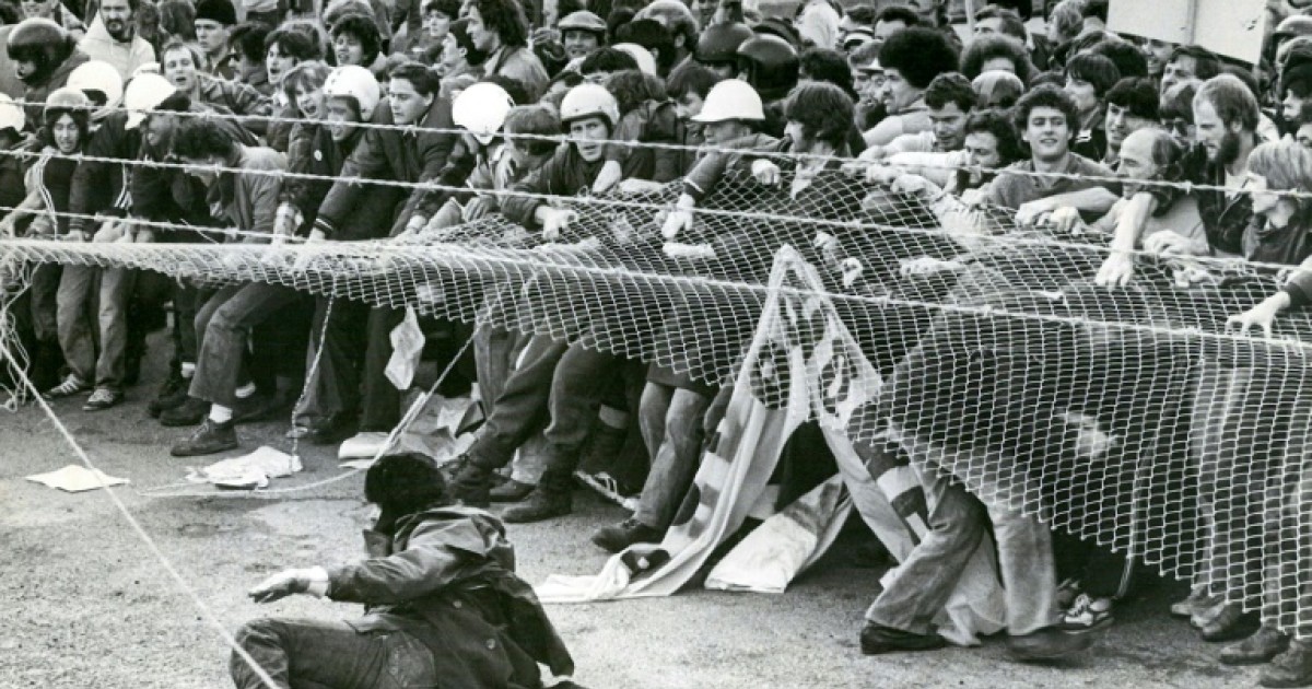 En 1981 la tournée houleuse de l Afrique du Sud en Nouvelle Zélande