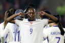 Melvine Malard, autrice d'un doublé pour les Bleues face à l'Irlande, le 3 mars 2026 à Dublin