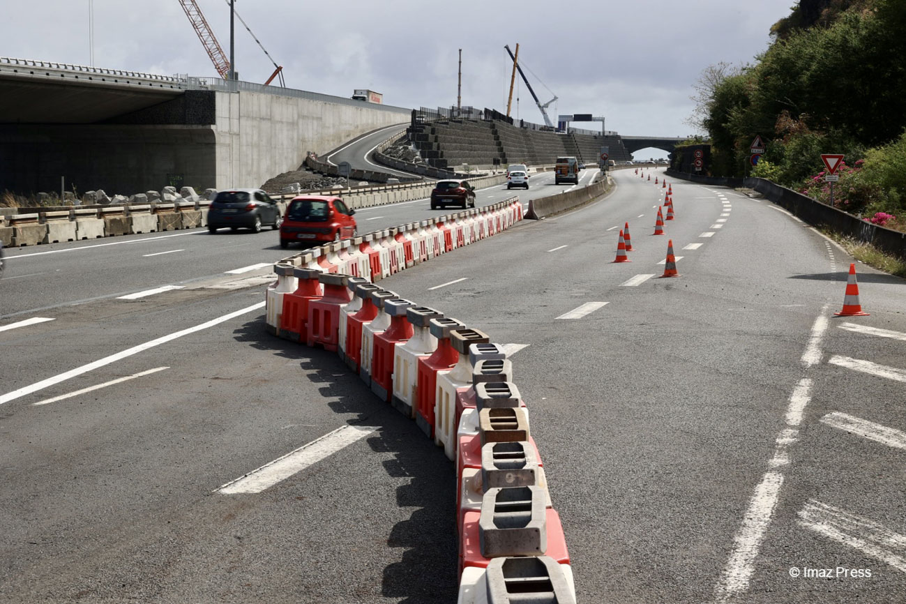 Route Du Littoral : Réouverture Sur Quatre Voies Prévue Ce Lundi