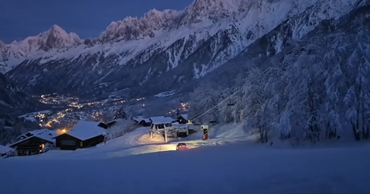 Un conducteur recherché après avoir dévalé une piste bleue dans la vallée de Chamonix
