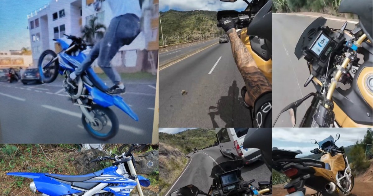 Ils se filment en train d'enfreindre la loi à moto, 2 hommes interpellés par la police