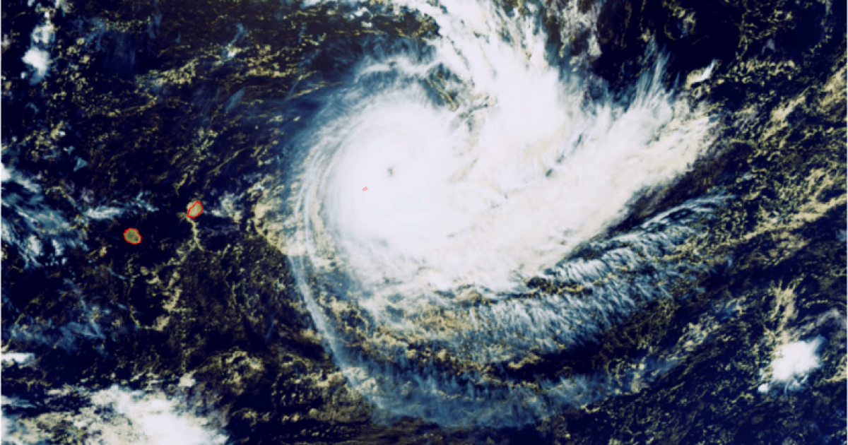 Le cyclone intense Joaninha s'éloigne Rodrigues
