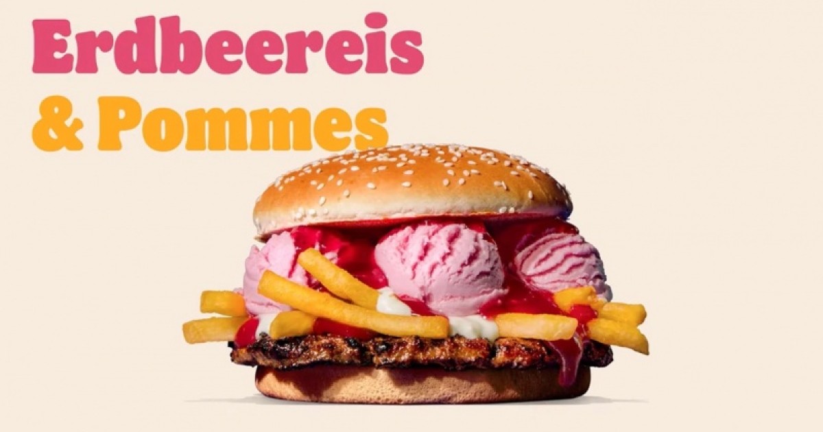 Fraisefrites, oeufsbananes ou saucissenougat Burger King lance une