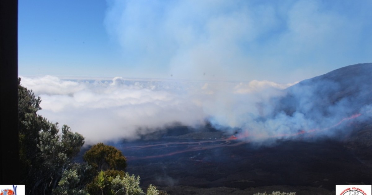 Piton de la Fournaise est en éruption