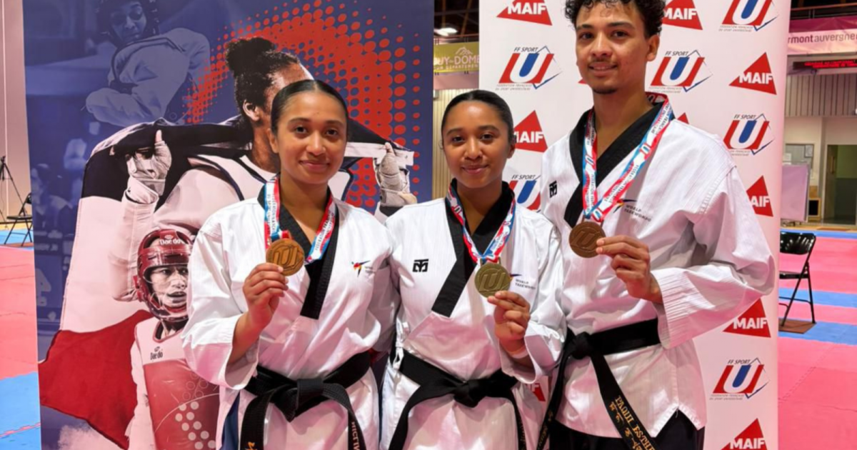 Taekwondo universitaire : une Réunionnaise sacrée championne de France en poumsae