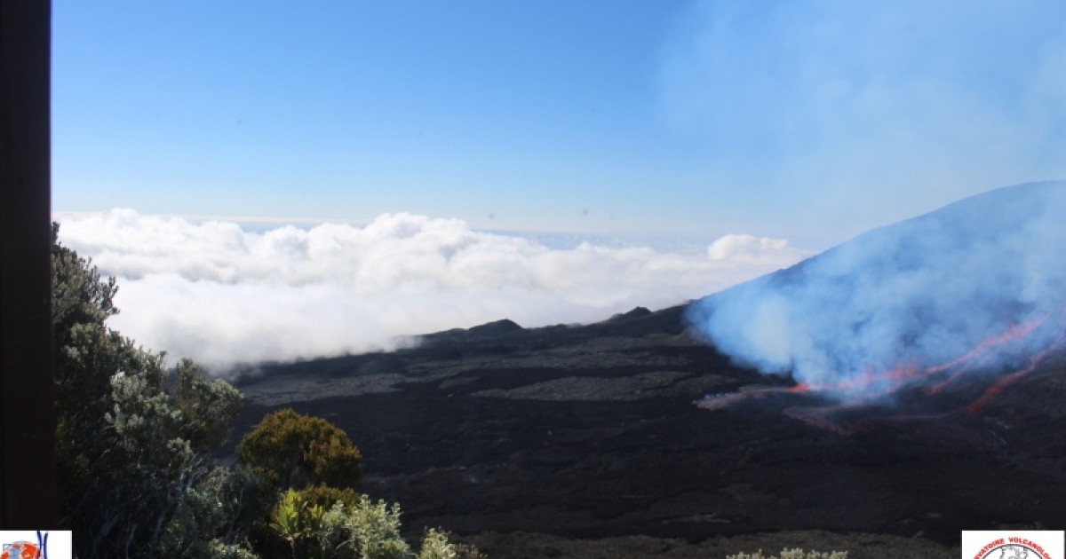 Piton de la Fournaise est en éruption