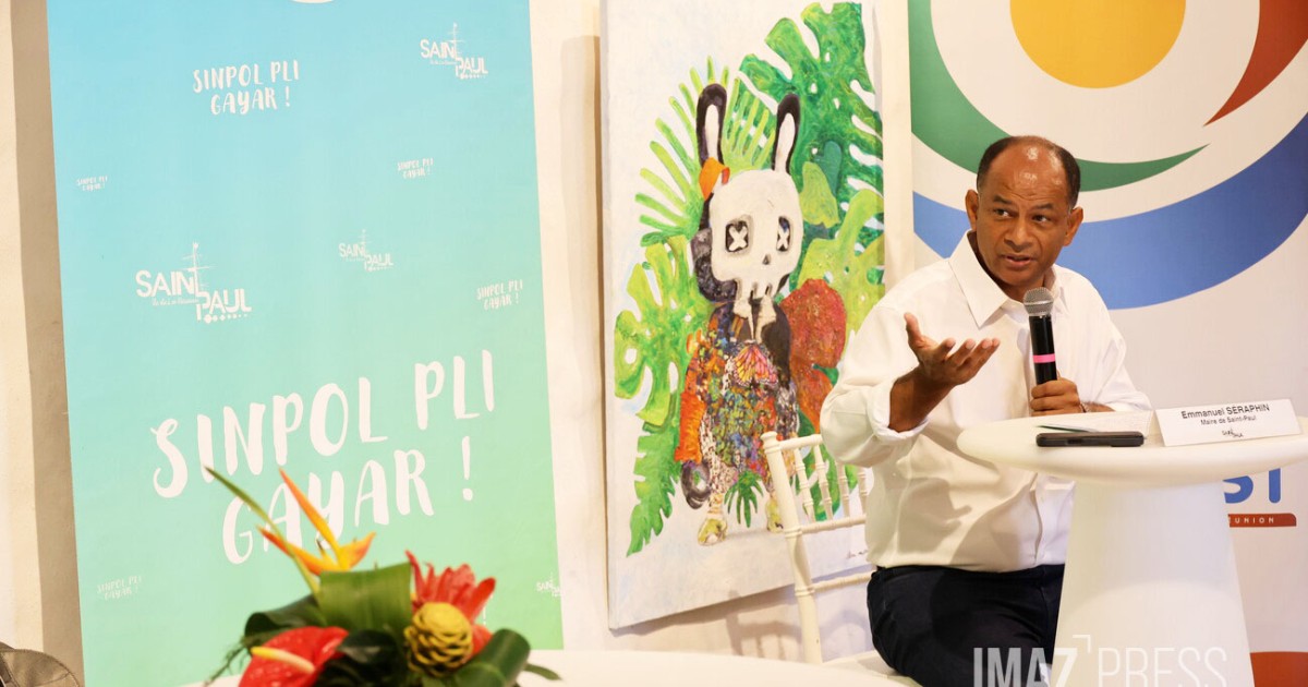 Emmanuel Séraphin, maire de Saint-Paul et président du TO, présente ses voeux pour la nouvelle année