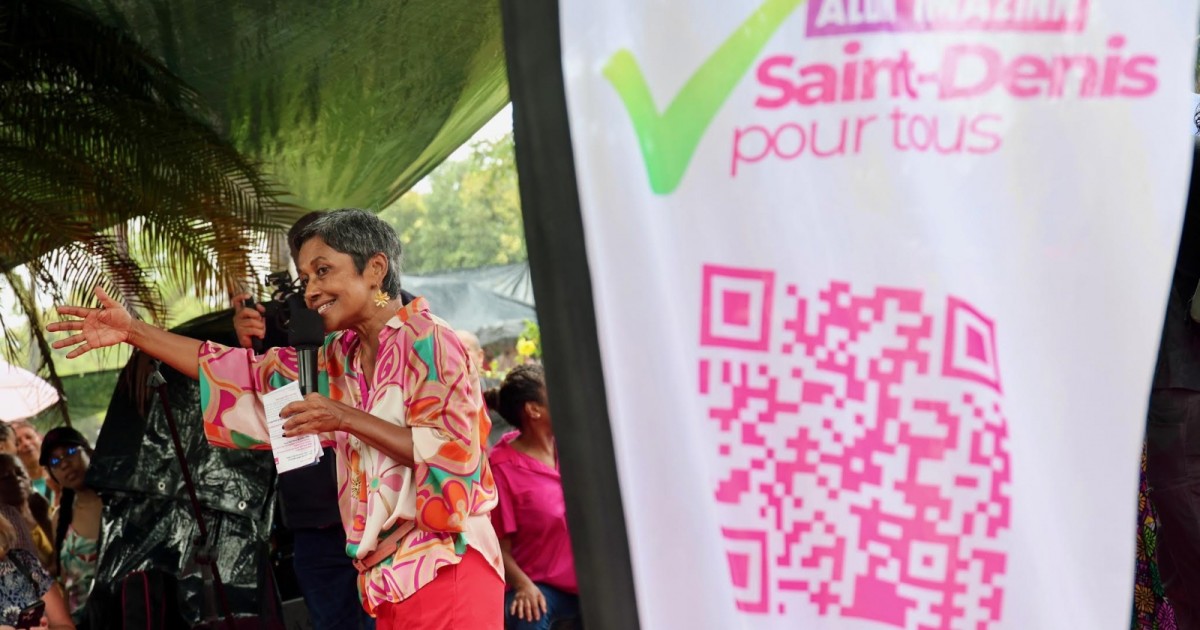 [Photos - Vidéo] Saint-Denis : Éricka Bareigts en campagne pour les municipales