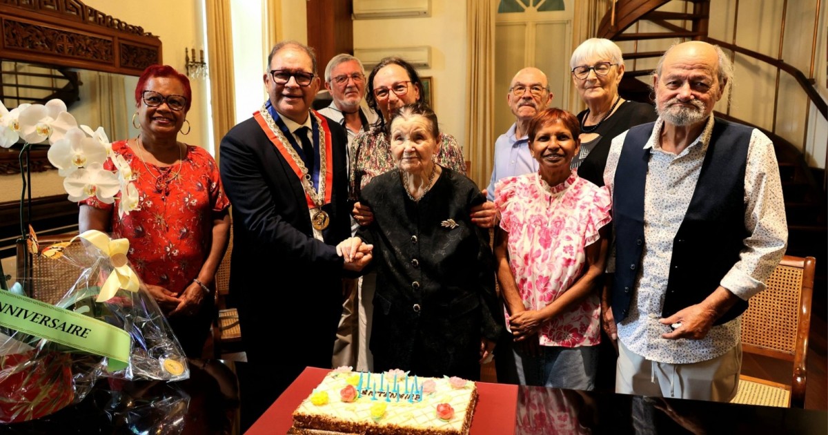 Saint-Pierre : Marie-Aurore Savigny célèbre ses 105 ans