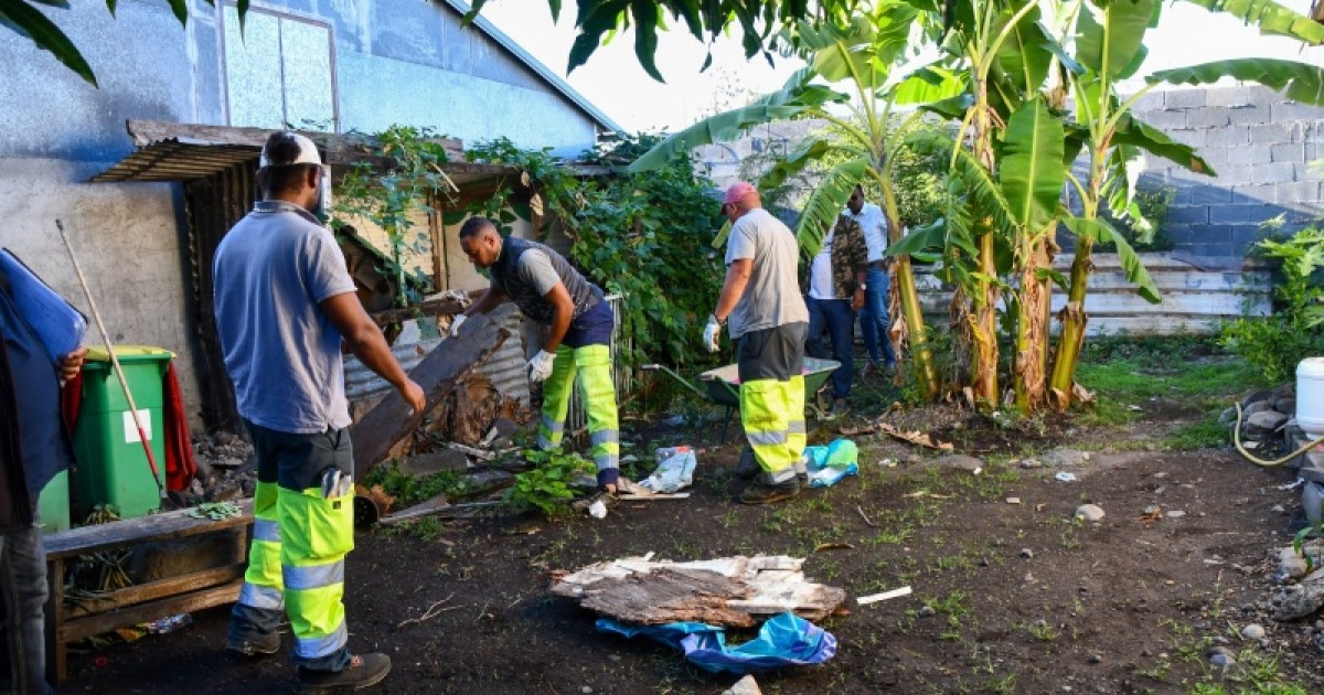 Le Port : vid fond'kour en déplacement dans plusieurs quartiers de la ville