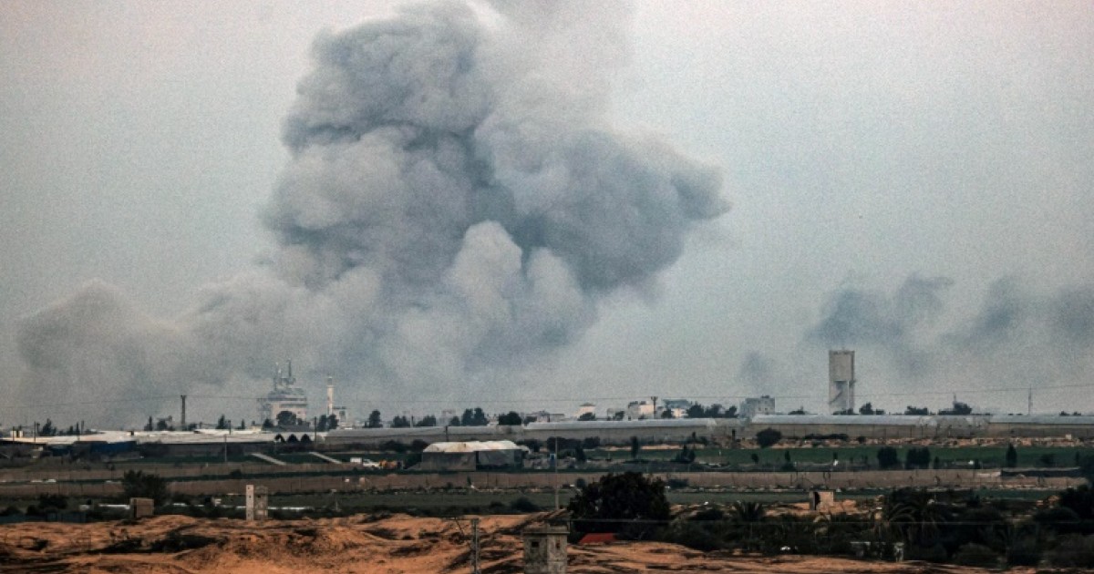 La bande de Gaza sous les bombardements au premier jour de l'année