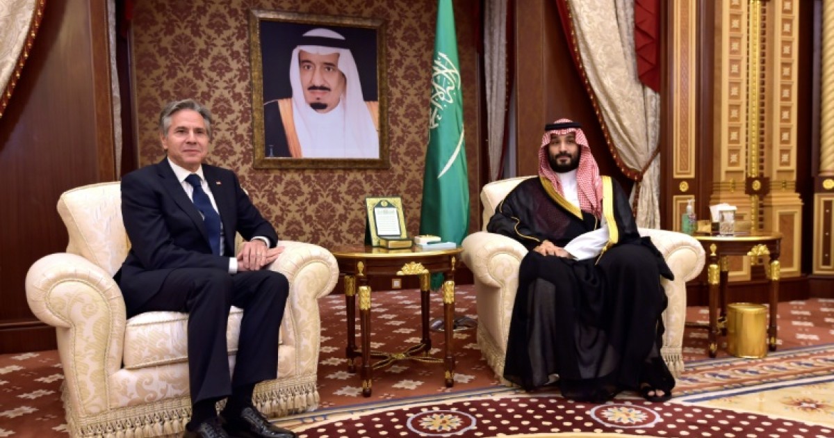 Photo of Blinken discusses human rights on first day of visit to Saudi Arabia