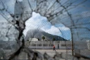 La frontière entre l'Espagne et le territoire britannique de Gibraltar, vue depuis La Línea de la Concepción, dans le sud de l'Espagne, le 29 juin 2026