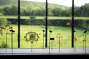 Des bijoux exposés au musée Lalique le 23 juin 2011 ( AFP / PATRICK HERTZOG )