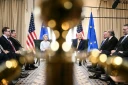 La présidente de la Commission européenne Ursula von der Leyen et le président américain Donald Trump, le 27 juillet 2025 à Turnberry, en Ecosse
