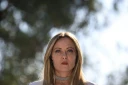 La cheffe du gouvernement italien Giorgia Meloni à Antibes, France, le 25 juin 2026