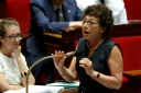 La ministre de la Transition écologique, Monique Barbut, à l'Assemblée nationale, le 24 juin 2026 à Paris
