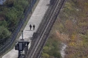 Des soldats sud-coréens patrouillent le long de la Zone démilitarisée (DMZ) à Paju, au nord de Séoul, le 20 octobre 2026