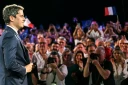 L'ex-Premier ministre et candidat de Renaissance à la présidentielle française, Gabriel Attal, lors de son premier meeting de campagne à Paris, le 30 mai 2026