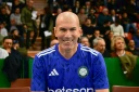 Zinédine Zidane lors d'un tournoi de futsal caritatif, le 19 mars 2025 à Limoges