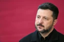 Le président ukrainien Volodymyr Zelensky à Bruxelles, le 18 juin 2026