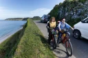 Sur une route de Belle-Île-en-Mer, dans le Morbihan, le 17 avril 2026