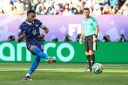 Kylian Mbappe transforme son penlaty lors de la victoire des Bleus en 16e de finale de la Coupe du monde contre le Paraguay, le 4 juillet 2026 à Philadelphie