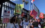 Rectorat : l'intersyndicale manifeste suite au suicide d'une collègue