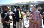 manifestation coronavirus aéroport