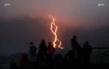 Piton de la Fournaise, éruption, volcan, 13 août 2019, route des laves, RN2