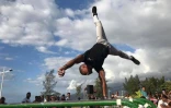 Championnat régional street workout au Port, bek la barre 