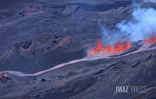capture d'écran webcam de l'observatoire volcanologique)