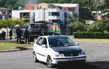 Des voitures brûlées chez un concessionnaire automobile, le 14 mai 2024 à Nouméa en Nouvelle-Calédonie