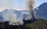 Incendie au Maïdo : la fumée visible de loin 