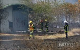 Saint-Paul : incendies en séries à proximité de la quatre voies, la dépendance d'une maison partie en fumée