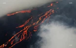 Volcan, Piton de la Fournaise, nouvelles fissures, survol, 20 mars 2019, lave, éruption 