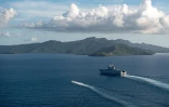 Déchargement Mistral à Mayotte coronaviruus 16 avril 2020