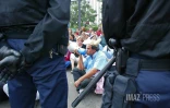 Didier Debals en 2003 manifestation de l'éducation nationale 