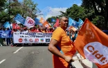 mobilisation de l'intersyndicale de la fonction publique à la prefecture 