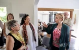 Clémentine Autain (LFI) en visite à La Réunion