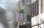 Incendie centre-ville Saint-Denis