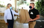 Département distribution de masques aux communes
