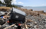 déchets front de mer cyclone Garance 