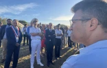 Philippe Vigier à l'aérogare de l'ouest