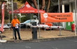 Manifestation du CFDT devant le CHU