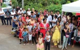 Inauguration d'une maison de projet à La Saline