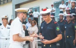 Le Port : cérémonie de fin de formation pour la première promotion Marine du service national à La Réunion
