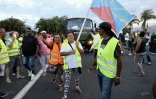 gilets jaunes sur le barrage de Saint-André