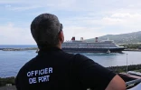 Le Queen Elisabeth en approche