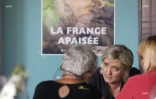 Arrivée de Marine Le Pen